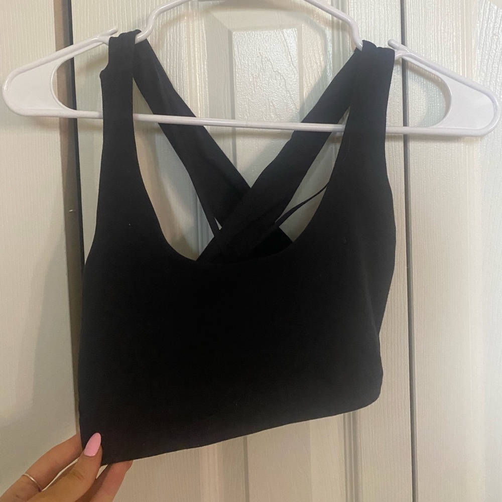 Lululemon Black Sports bra!! Size 8